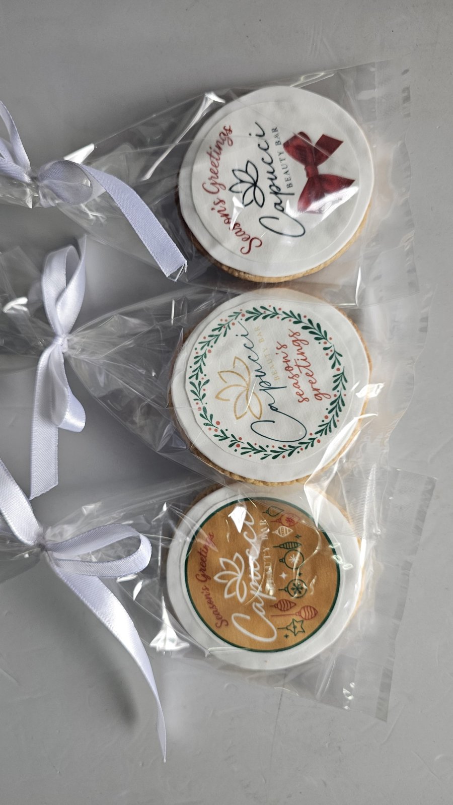 Branded individual biscuits