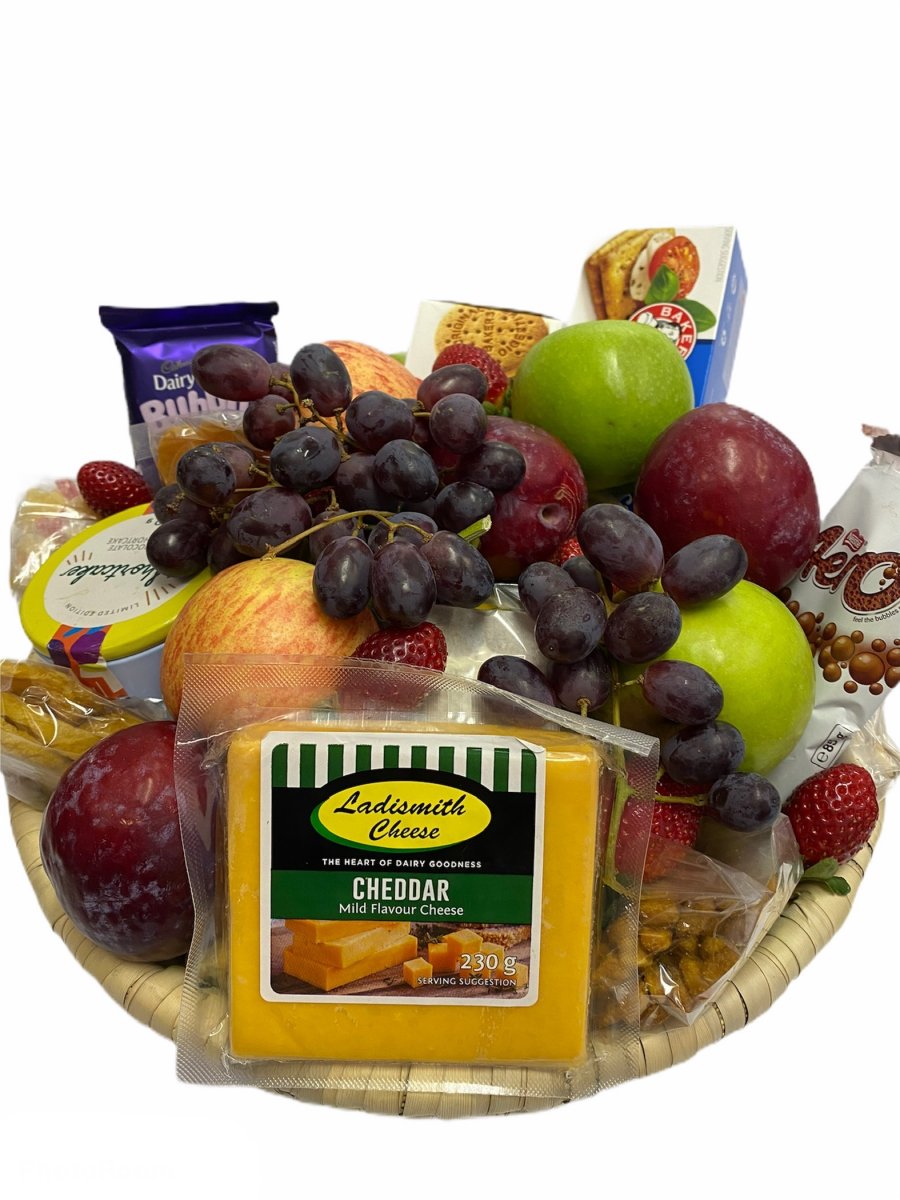 Fruit, Savoury and Chocolate Hamper 40cm