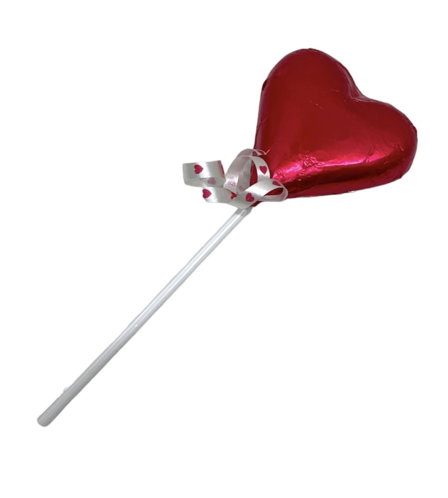 Heart chocolate lolli pop 