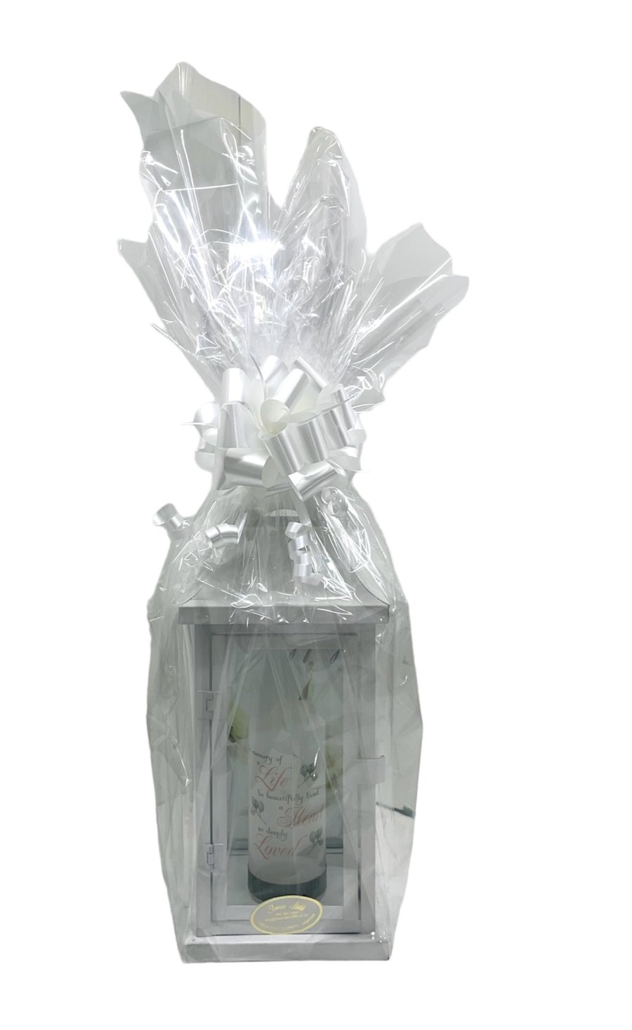 Sympathy lantern with candle